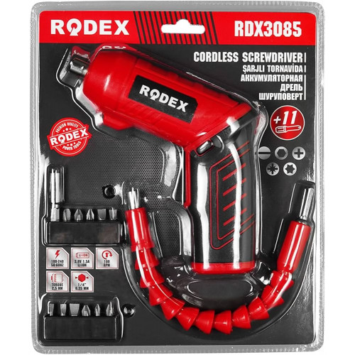 Rodex RDX3085 Akülü Vidalama